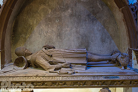 Photo : Tombeau d'Ulrich et Philippe de Werd dans l'église Saint-Guillaume, Strasbourg, Bas-Rhin (67)