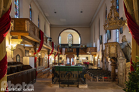 Photo : Nef de l'église Saint-Guillaume, Strasbourg, Bas-Rhin (67), Alsace, France