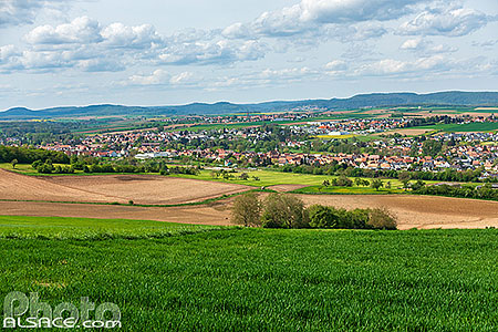 Photo : Point de vue du Geiersberg, Niedermodern, Bas-Rhin (67), Alsace, France