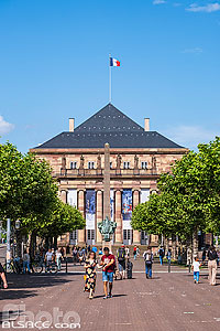 Photo : Place Broglie et Opéra de Strasbourg, Strasbourg, Bas-Rhin (67), Alsace, France