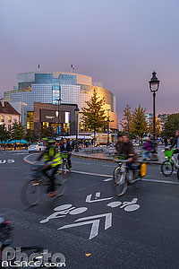 Photo : Cyclistes place de la Bastille, Paris (75004)