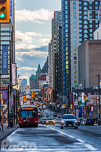 Photo : Rue Rideau au centre-ville d'Ottawa, Ontario, Canada, Ontario, Canada