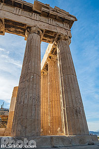 Photo : Le Parthénon sur l'Acropole d'Athènes, Grèce