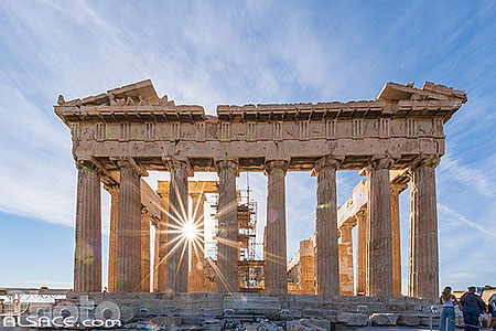 Photo : Le Parthénon sur l'Acropole d'Athènes, Grèce