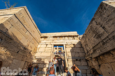 Photo : Porte Beulé de l'Acropole Athènes, Grèce