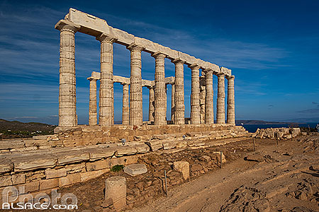 Photo : Temple de Poséidon au cap Sounion, Grèce