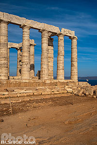 Photo : Temple de Poséidon au cap Sounion, Grèce
