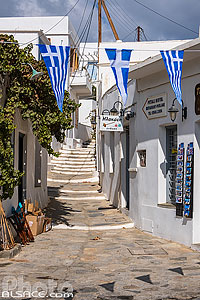 Photo : Village d'Apollonia sur l'Ile de Sifnos, Archipel des Cyclades, Grèce, Égée-Méridionale, Grèce