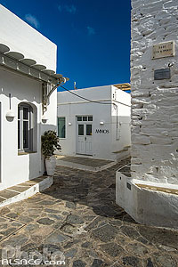 Photo : Village d'Apollonia sur l'Ile de Sifnos, Archipel des Cyclades, Grèce, Égée-Méridionale, Grèce