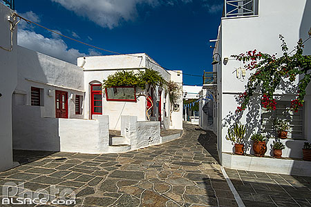 Photo : Village d'Apollonia sur l'Ile de Sifnos, Archipel des Cyclades, Grèce, Égée-Méridionale, Grèce