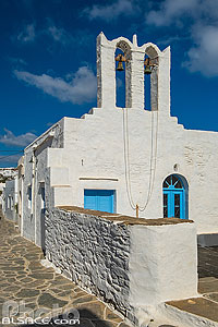 Photo : Village d'Apollonia sur l'Ile de Sifnos, Archipel des Cyclades, Grèce, Égée-Méridionale, Grèce