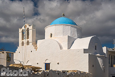 Photo : Village d'Apollonia sur l'Ile de Sifnos, Archipel des Cyclades, Grèce, Égée-Méridionale, Grèce