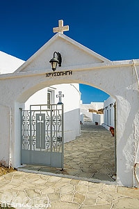 Photo : Monastère de Panagia Chrysopigi, Ile de Sifnos, Archipel des Cyclades, Grèce, Égée-Méridionale, Grèce