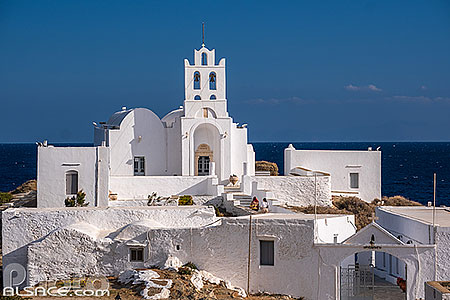 Photo : Monastère de Panagia Chrysopigi, Ile de Sifnos, Archipel des Cyclades, Grèce, Égée-Méridionale, Grèce