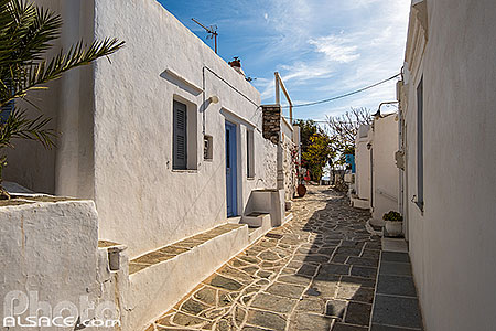 Photo : Village de Kastro, Sifnos, Archipel des Cyclades, Grèce, Égée-Méridionale, Grèce