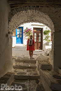 Photo : Village de Kastro, Sifnos, Archipel des Cyclades, Grèce, Égée-Méridionale, Grèce