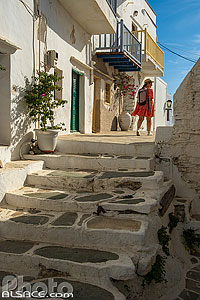 Photo : Village de Kastro, Sifnos, Archipel des Cyclades, Grèce, Égée-Méridionale, Grèce