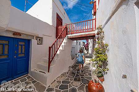 Photo : Village pittoresques de Kastro ancienne capitale de l'île de Sifnos, Archipel des Cyclades, Grèce, Égée-Méridionale, Grèce