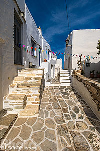 Photo : Village pittoresques de Kastro ancienne capitale de l'île de Sifnos, Archipel des Cyclades, Grèce, Égée-Méridionale, Grèce