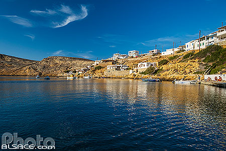 Photo : Village de pêcheurs de Cheronissos sur l'île de Sifnos, Archipel des Cyclades, Grèce, Égée-Méridionale, Grèce