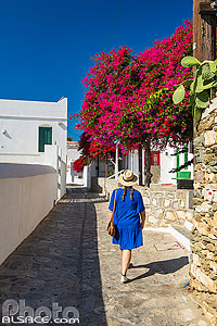 Photo : Village d'Artémonas sur l'île de Sifnos, Archipel des Cyclades, Grèce, Égée-Méridionale, Grèce