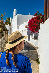 Photo : Village d'Artémonas sur l'île de Sifnos, Archipel des Cyclades, Grèce, Égée-Méridionale, Grèce