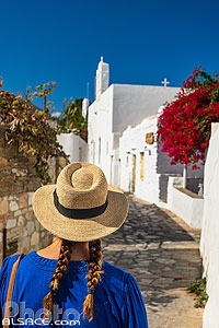 Photo : Village d'Artémonas sur l'île de Sifnos, Archipel des Cyclades, Grèce, Égée-Méridionale, Grèce