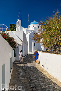 Photo : Village d'Artémonas sur l'île de Sifnos, Archipel des Cyclades, Grèce, Égée-Méridionale, Grèce