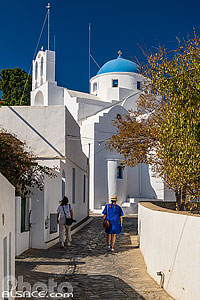 Photo : Village d'Artémonas sur l'île de Sifnos, Archipel des Cyclades, Grèce