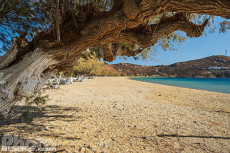 Photo : Plage de Livadakia sur l'île de Sérifos, Archipel des Cyclades, Grèce